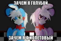 зачем я голубой зачем я фиолетовый