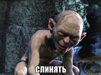  слинять
