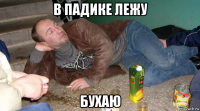 в падике лежу бухаю