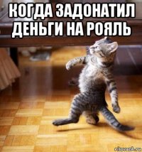 когда задонатил деньги на рояль 