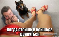  когда стоишь и боишься двинуться