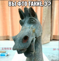 вы фто такие, э ? 