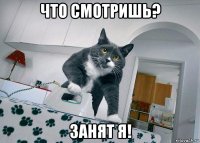 что смотришь? занят я!