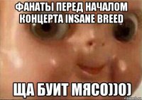 фанаты перед началом концерта insane breed 