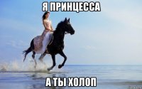 я принцесса а ты холоп