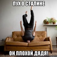 пух о сталине он плохой дядя!