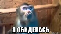  я обиделась
