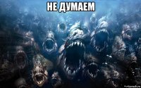 не думаем 