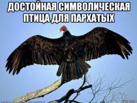 достойная символическая птица для пархатых 