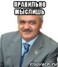 правильно мыслишь 