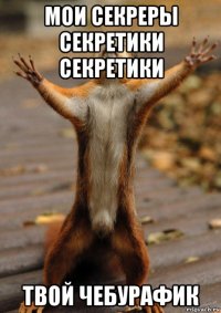 мои секреры секретики секретики твой чебурафик