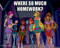 where so much homework? 