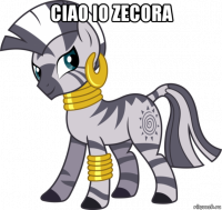 ciao io zecora 