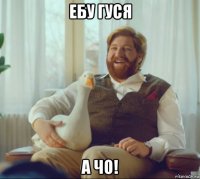 ебу гуся а чо!