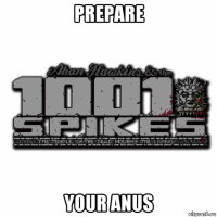prepare your anus