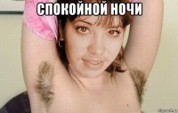 спокойной ночи 