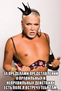  за пределами представлений о правильных и неправильных действиях есть поле.я встречу тебя там.