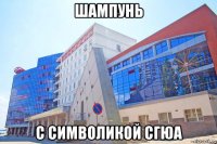 шампунь с символикой сгюа