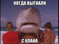 когда выгнали с клана