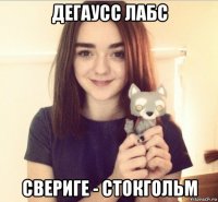 дегаусс лабс свериге - стокгольм