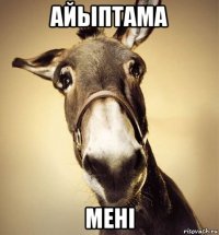 айыптама мені