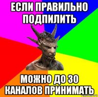 если правильно подпилить можно до 30 каналов принимать