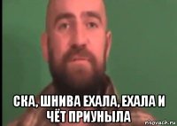  ска, шнива ехала, ехала и чёт приуныла