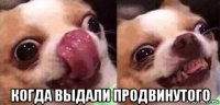  когда выдали продвинутого