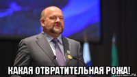  какая отвратительная рожа!