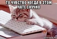 то чувство когда в этом чате скучно 