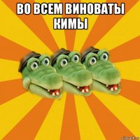 во всем виноваты кимы 