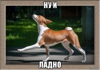 ну и ладно