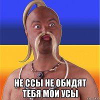  не ссы не обидят тебя мои усы