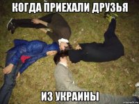 когда приехали друзья из украины