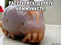 расступись! дорогу коммунисту! 