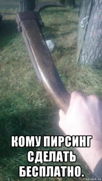  кому пирсинг сделать бесплатно.