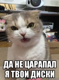  да не царапал я твои диски