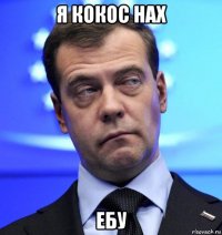 я кокос нах ебу