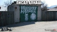 писал алкаш 