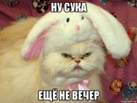ну сука ещё не вечер
