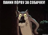 панин порву за собачку! 