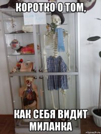 коротко о том, как себя видит миланка