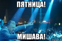 пятница! мишава!