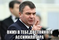  вижу в тебе,достойного ассимилятора