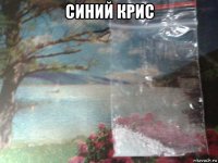 синий крис 