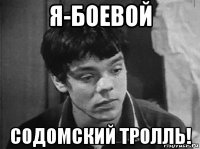 я-боевой содомский тролль!