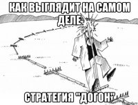как выглядит на самом деле стратегия "догон"