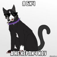 я бич а не керпич йоу