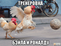 тренеровка бэйла и роналду
