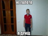 не гапота а дрищ